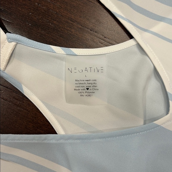 NWOT -Striped Sleeveless Racer Back Cover Up - Picture 2 of 3